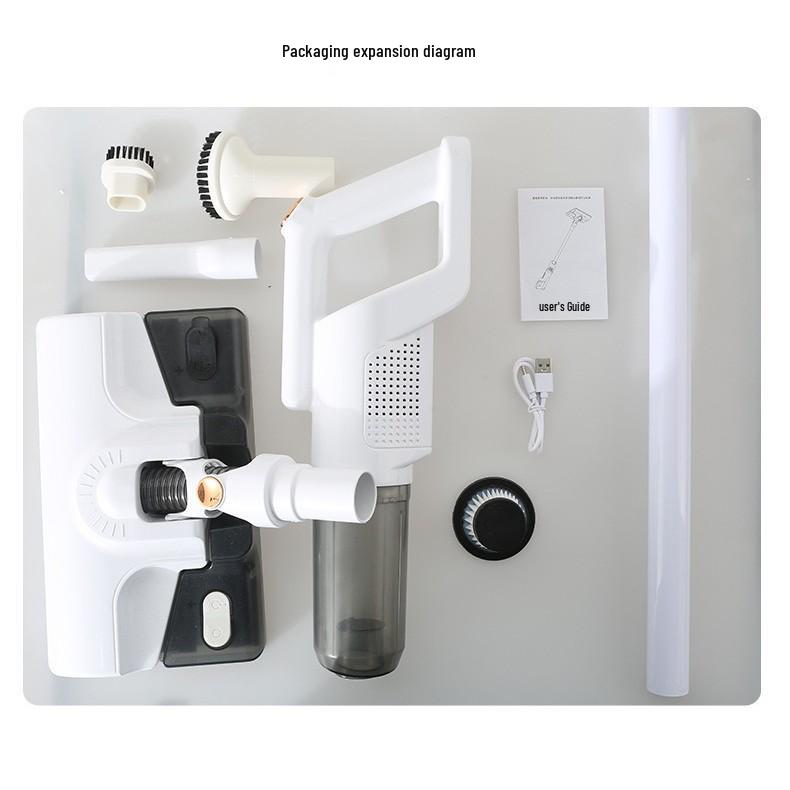 Aspirator Portabil Wireless Multifuncțional cu Putere Mare pentru Îndepărtarea Prafului și Acarienilor – Design Doi-în-Unu