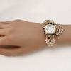 Elegant Crystal Watches Clock Open Bangle Watches Fashion Quartz Zircon Wrist Watch  Gifts