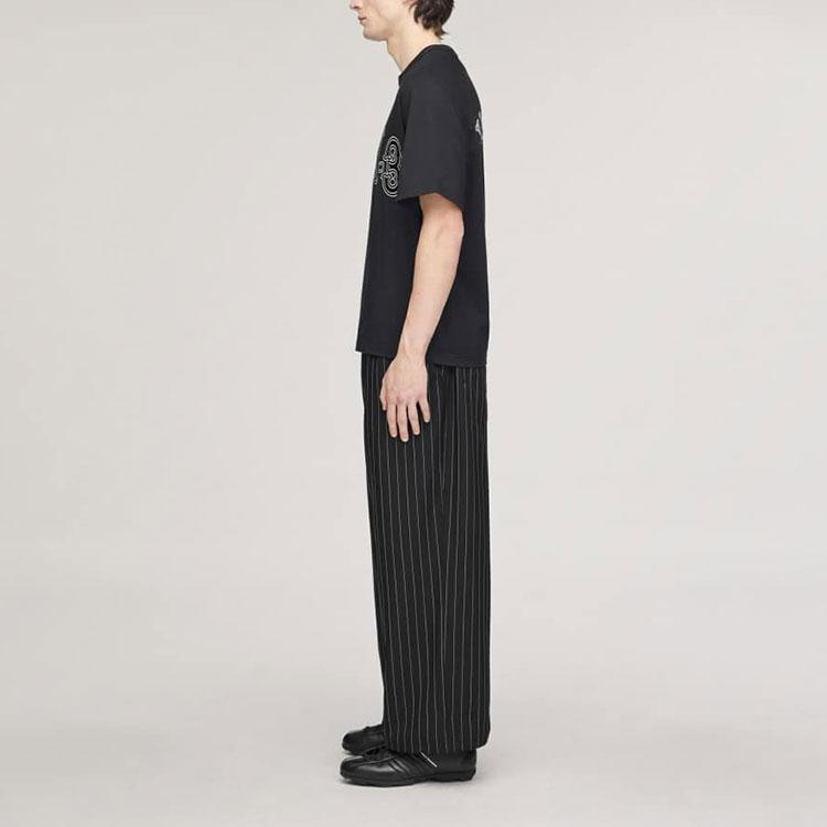 Y-3 EL5 GFX Short-Sleeve Tee Black Unisex Tops KQ9307
