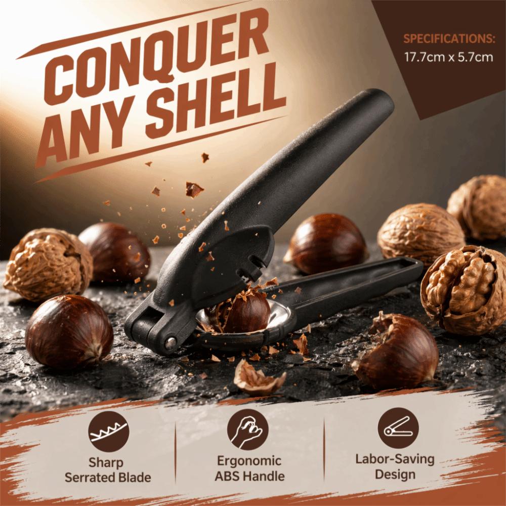 Stainless Steel ABS Chestnut Cutter Tool Non-Slip Grip Chestnut Opener Tool Nut Shelling