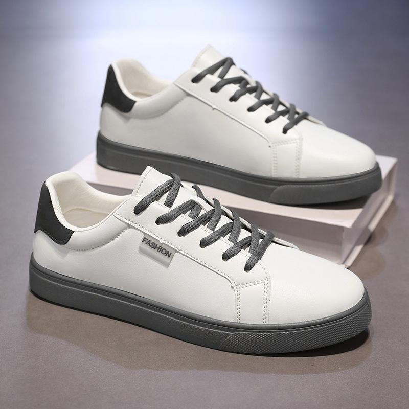 Skateboard Schuhe Herren Flach Bequem Leder Lässig Vulkanisierte Schuhe Trendig Klassisch Atmungsaktiv Günstige Sneaker Mann Übergröße