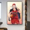 Japan Anime Slam Dunk Animation Wandkunst Bilder Poster Leinwandgemälde für Wohnzimmer Teenager Schlafzimmer Dekorationen Heimdekor Ohne Rahmen