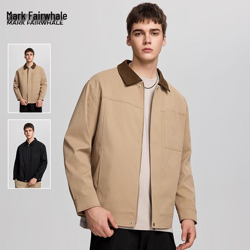 

Mark Fairwhale Men s American Retro Lapel Workwear Jacket 3XL