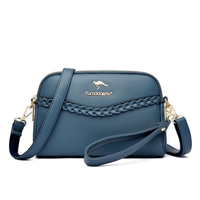 Women's bag new spring and summer women's bag clutch bag woven soft leather mother bag fashion age-reducing bag