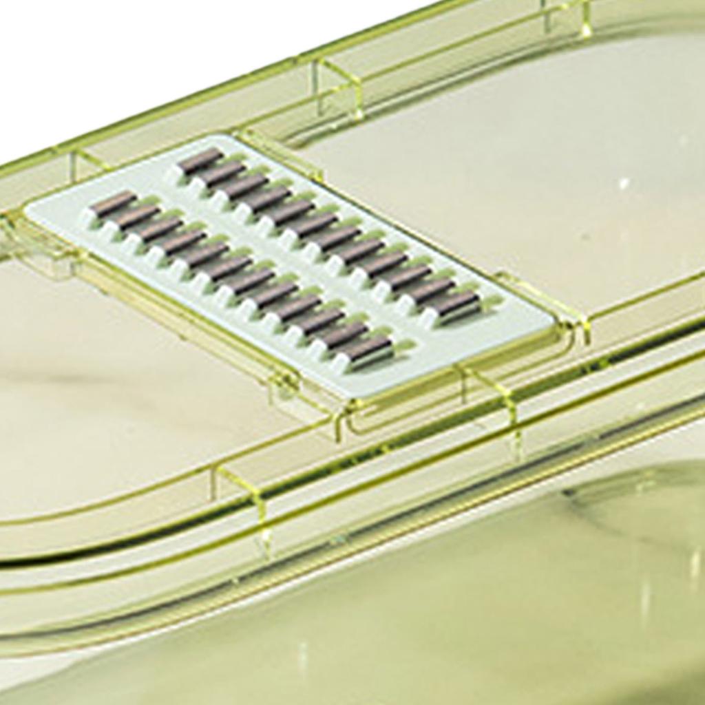 Vegetable Cutter Vegetable Slicers 304 Stainless Steel Transparent Food Chopper for Potato 3 Blades