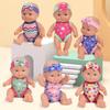 New Enamel Doll Doll Soothing Simulation Baby Doll Children's Soft Rubber Toy Gift