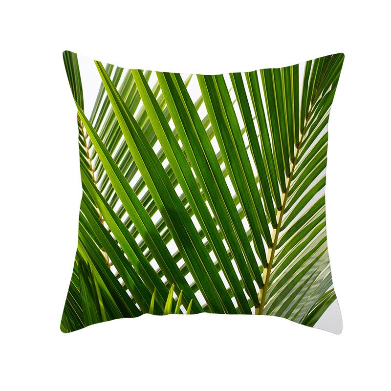 Jasne rośliny tropikalne Letnie artykuły domowe Shopee Dekoracja domu Poszewka na poduszkę z brzoskwiniowej skóry Poduszka