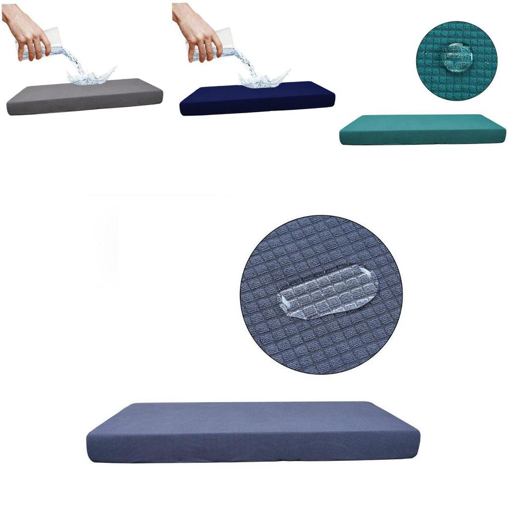 Protect Your Sofa With Waterproof Stretchy Seat Cushion Cover Anti-wrinkle Material