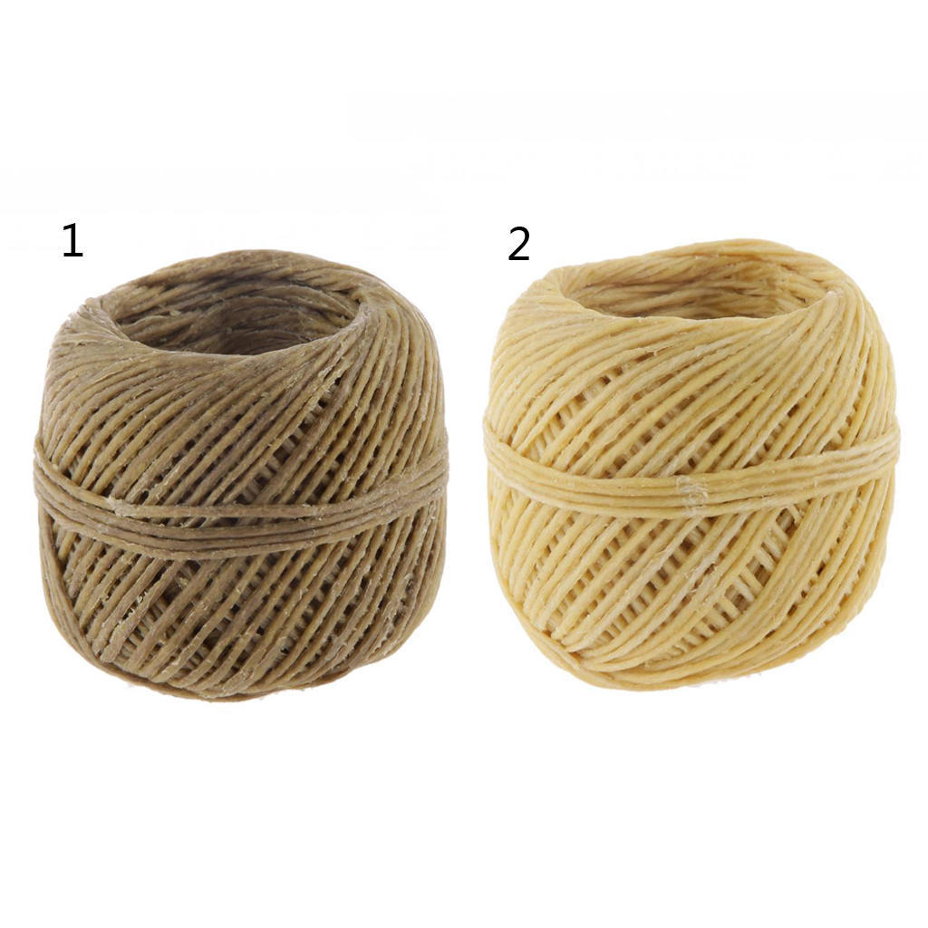 Homankit 2mm Beeswax Hemp Candle Wick 200ft Spool Pre Bees waxed Candle Wicks with 100 pcs Candle Wick Sustainer Tabs Coated With 100% Natural BeesWax for Candle Making/Candle DIY Homankit 2mm Beeswax Hemp Candle Wick 200ft Spool Pre Bees waxed Candle Wicks with 100 pcs Candle Wick Sustainer Tabs Coated With 100% Natural BeesWax for Candle Making/Candle DIY