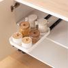 Anti-slip Pull Out Storage Tray Plastic Spice Box Storage Rack Drawer Spice Rack  for Living Room