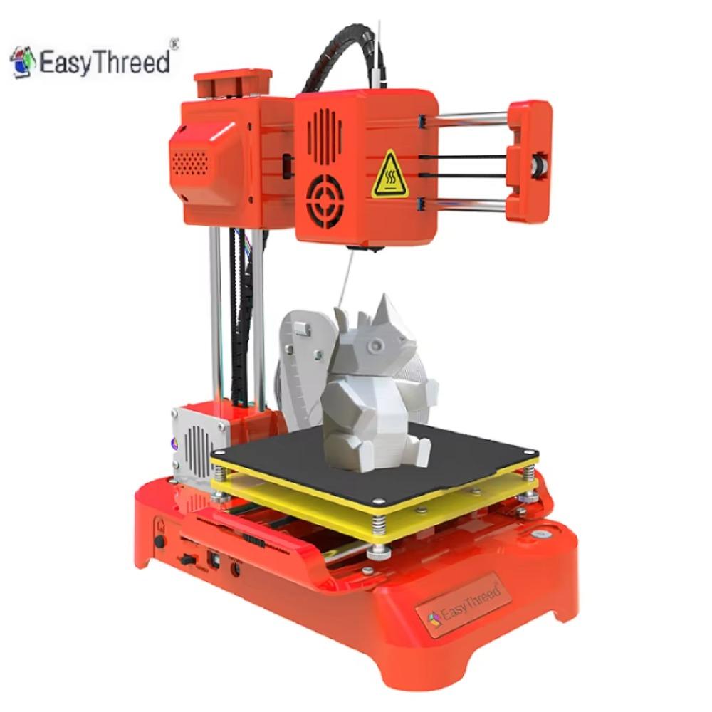 Easythreed Mini 3D Printer K9 Easy Use One-click Print Mainboard Magnetic Build Platform Desktop Printer K7 Beginner Kids Gift