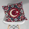 Cool Art Turkish Flag Throw Pillow Case Living Room Sofa Cushion Cover For Home Bedroom Decoration Protector