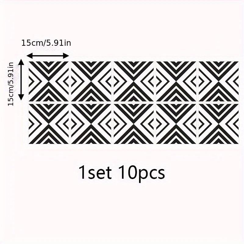 

10 шт. Бытовые водонепроницаемые наклейки на стену, Самоклеящееся украшение для стен, Ремонт арендного дома, Наклейки для плитки, Современные наклейки на стену для туалета 10pcs