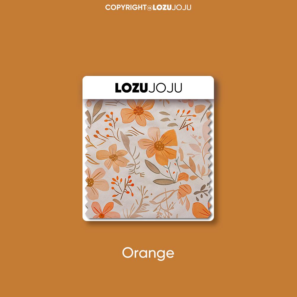 

1 шт. LOZUJOJU Французский винтажный оранжевый с цветочным принтом шторы блэкаут 100% затемнение универсальная штора для спальни гостиной балкона окна для домашнего декора W100cm x L130cm