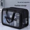 Large Capacity Double Layer Waterproof Makeup and Skincare Travel Organizer