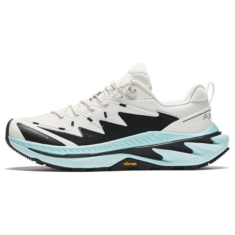 

New Anta Wild PRO Cushioning Slip Resistant Low Top Running Shoes Men s White Black Blue 912425512-7 39