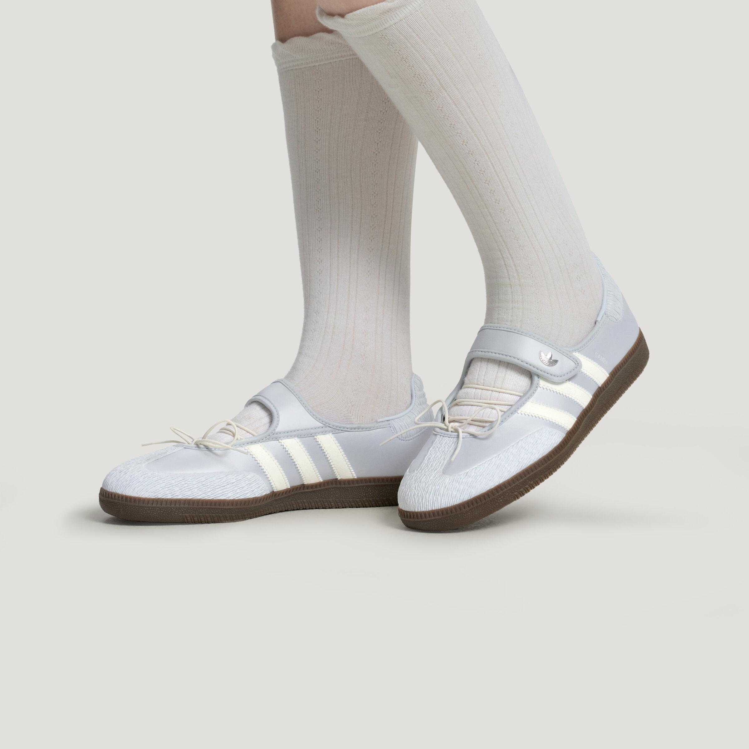 Adidas Originals Samba Jane Mary Jane Shoes Women s Light Blue Bright 37