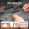 49PCS Thread Chaser Set UNC UNF Metric Thread Restorer Tool Rethreading
