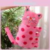 Cute Polka Dot Cat Plush Toy Adorable Kitty Expression Pillow Sofa Cushion Doll Soft And Comforting Stuffed Animal