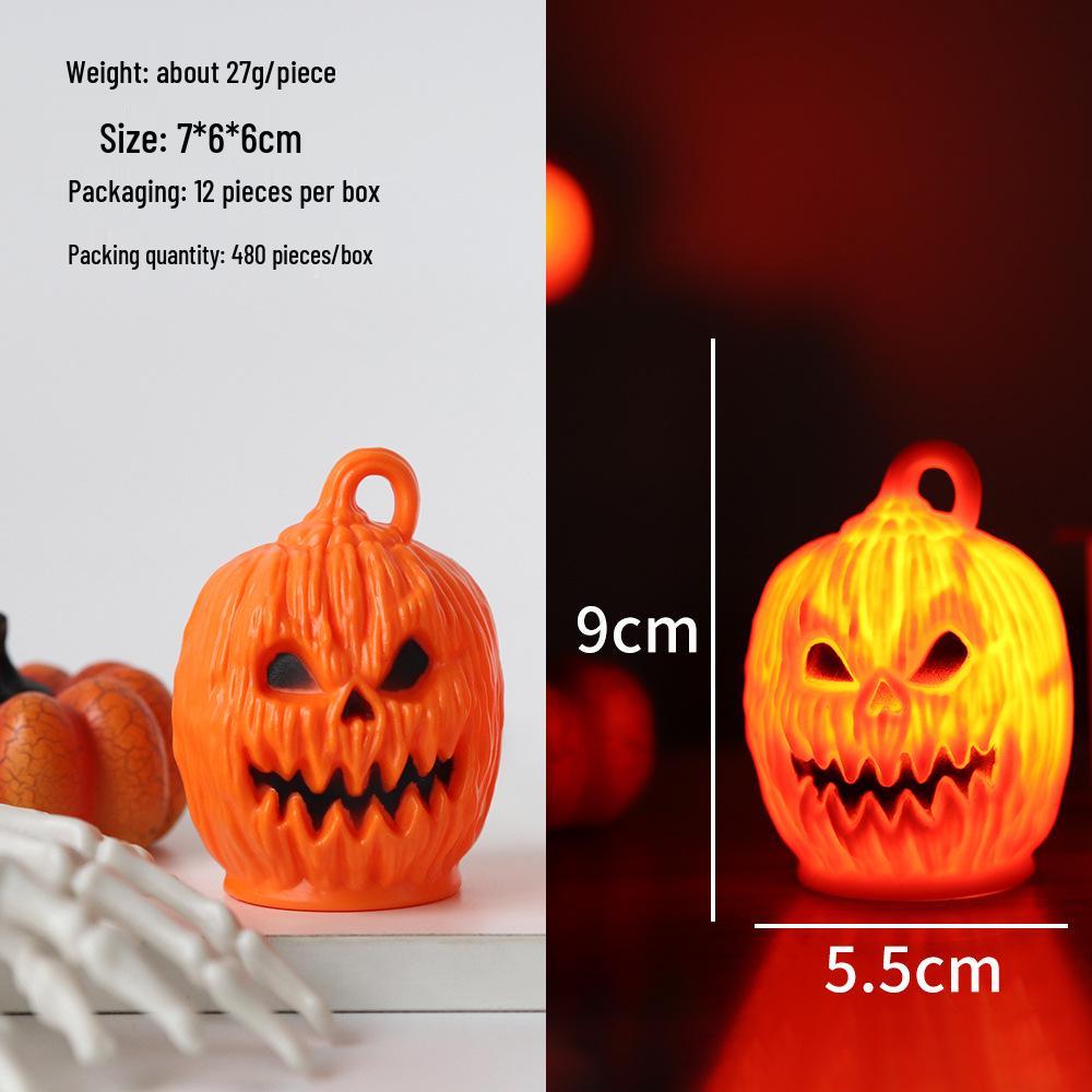 Halloween Skull & Skeleton Lantern Pumpkin Candle Holder