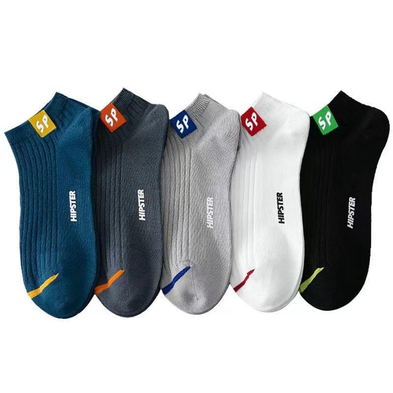 Men s Breathable Cotton Socks for Athletic and Casual Daily Wear One Size