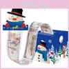 Christmas Snowman Theme Party Decor Gift Box With Paper Material For Holiday Celebrations