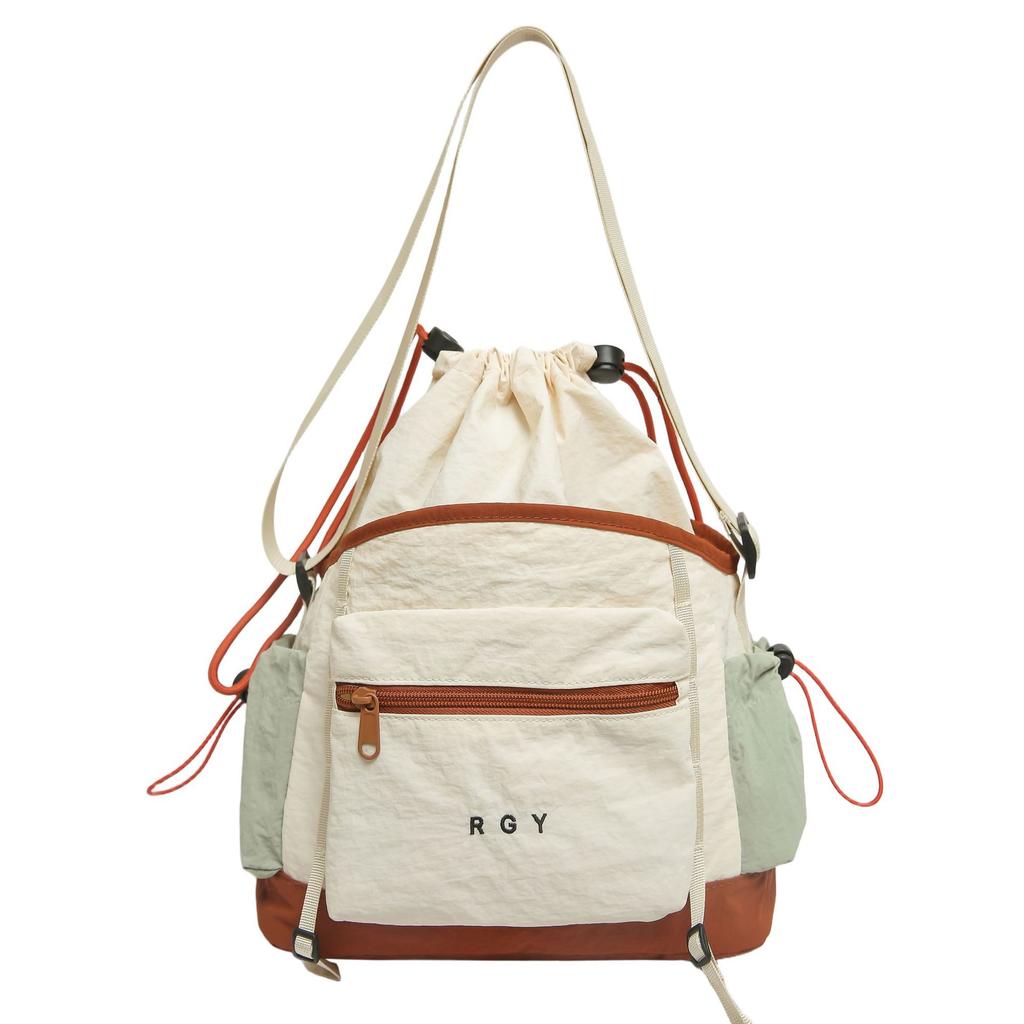 A High-quality, Fresh and Sweet Color-blocking Bucket Bag and A Lightweight Mountaineering Crossbody Bag