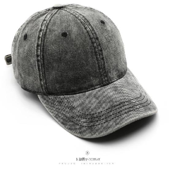 Women's Solid-color Plain Denim Baseball Cap, Suitable for Outdoor Activities, Provides Sun Protection and Shade