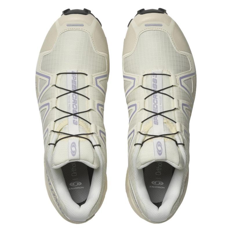 SALOMON Speedcross 3 Anti Slip And Wear Resistant Lightweight Low Top Outdoor Shoes Unisex White Sneakers 477234
