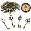 49pcs/set Vintage Flying Key Hanging Decoration Realistic Christmas Tree Hanging Ornaments  Gifts
