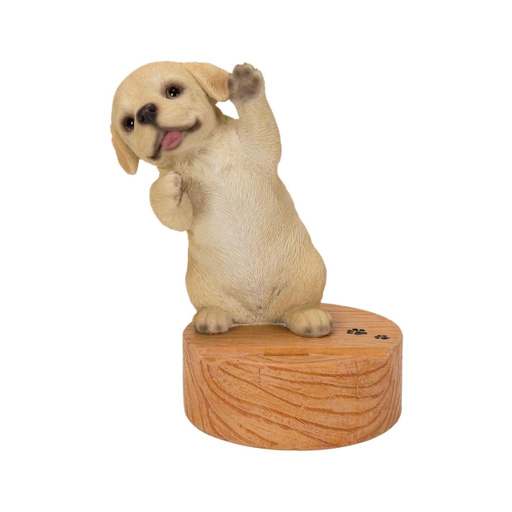 Ubia Dancing Labrador Retriever Smartphone Stand, 14 X 9.8 X 15.3 Cm, Doll, Labrador Retriever Figurine, Ornament, Animal, Dog, Music, Music Dancing,