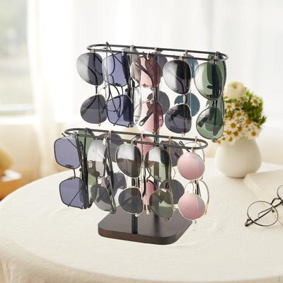 Compact Organizer for Sunglasses And Eyeglasses On Desk