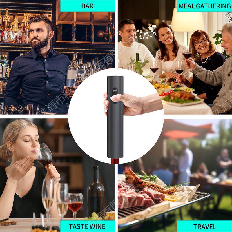 Cross-Border Electric Automatic Wine Bottle Opener, Plastic Material