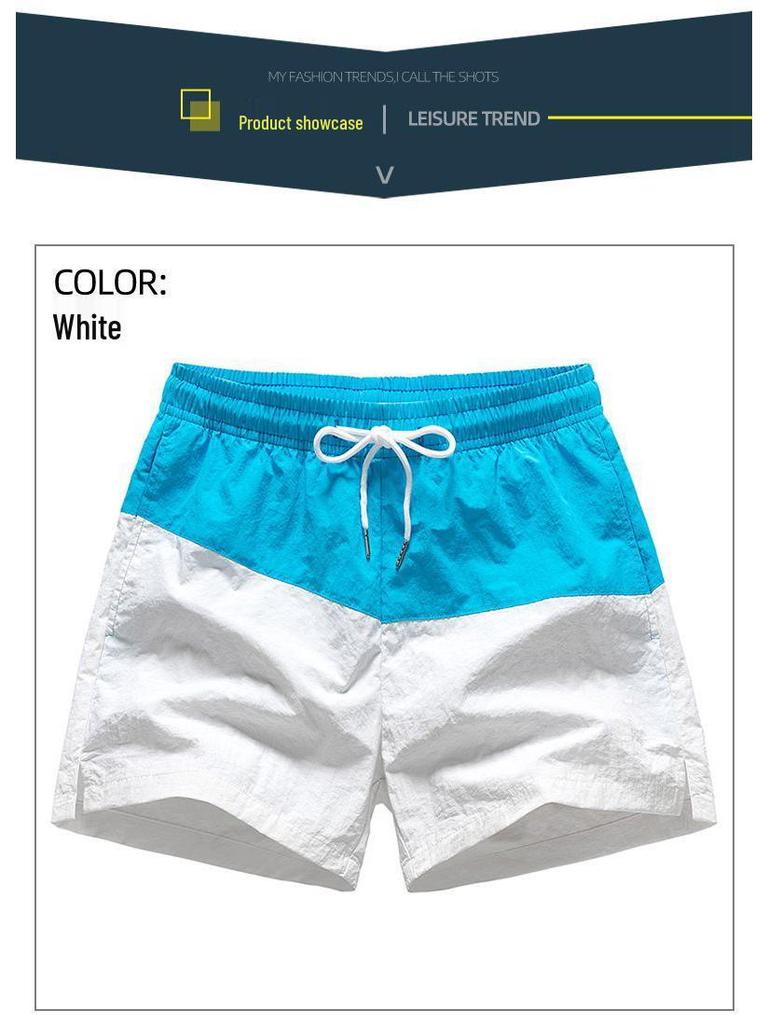 2026 Trendy Two-Tone Ice Silk Quick-Dry Unisex Running Shorts