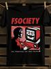 Vintage Mr Robot FSociety Graphic T-Shirt