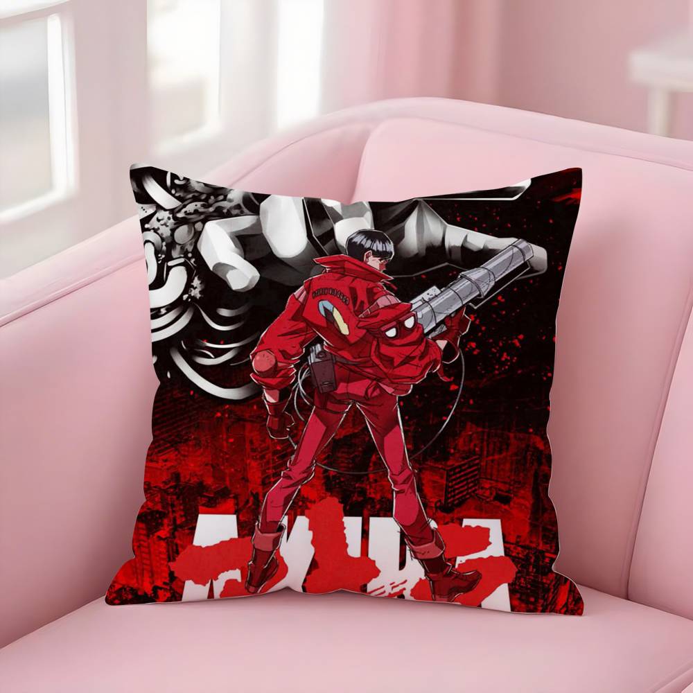 Anime Manga A-Akira Pillow Case Sofa Short Plush Double-sided HD Printing Room Home Office Gift Cushion Cover