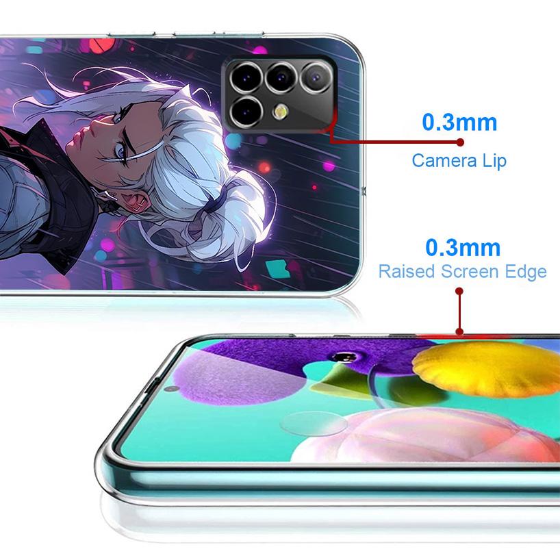 Valorant Jett Phone Case For Samsung Galaxy A17 A57 A37 A16 A26 A36 A56 A15 A25 A35 A55 A14 A13 A54 A53 A34 A24 A33 A23 Galaxy A