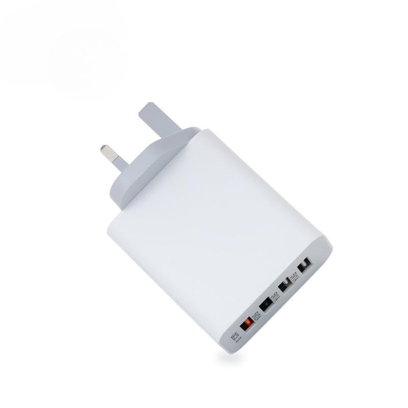4A Port QC3.0 British Fast Charging, 5V3A Charger, 5V4.8A Charger, Multi-port Travel Charger