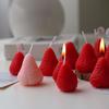 Strawberry-Scented Soy Wax Candle: Creative Fruit-Shaped Home Decor & Birthday Party Favor