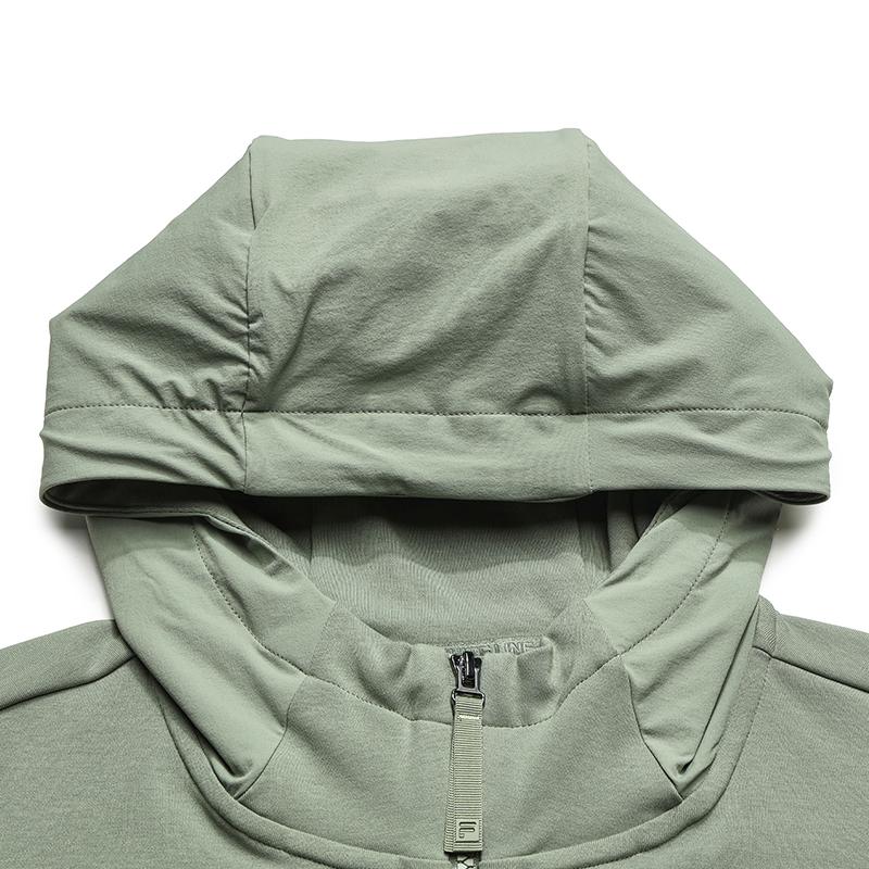 FILA White Fashionable Casual Loose Knit Hoodie Men Tops F11M543505FKK
