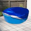 Foldable Round Cover for Above Ground Pools, Ideal Dog Use
