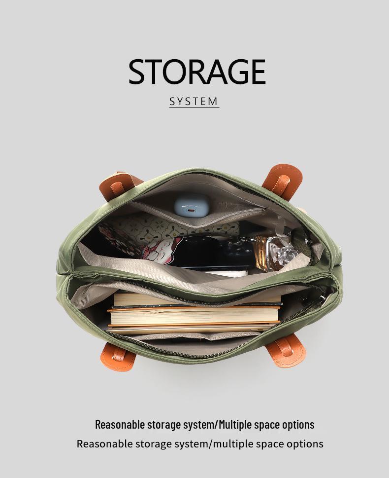 2025 Trendy Women's Large Capacity Nylon Shoulder Bag - Fashionable, Casual, Versatile Tote Handbag