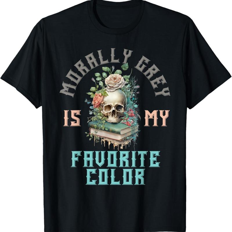 

Morally Grey Is My Favorite Color T Shirt - Men s Summer Cotton Graphic Tee 5XL різнокольоровий