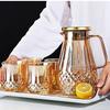 Champagne Color Heat-resistant Glass Teapot Large Capacity Thickened Explosion-proof Glass Household Daily Necessities Teapot
