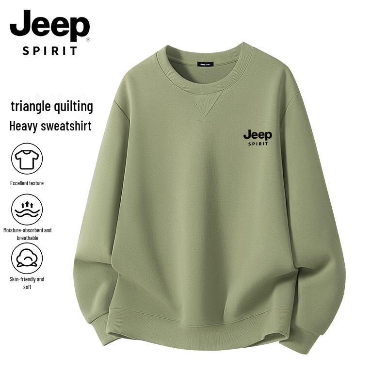 

JEEP SPIRIT Men s Crew Neck Printed Sweatshirt M