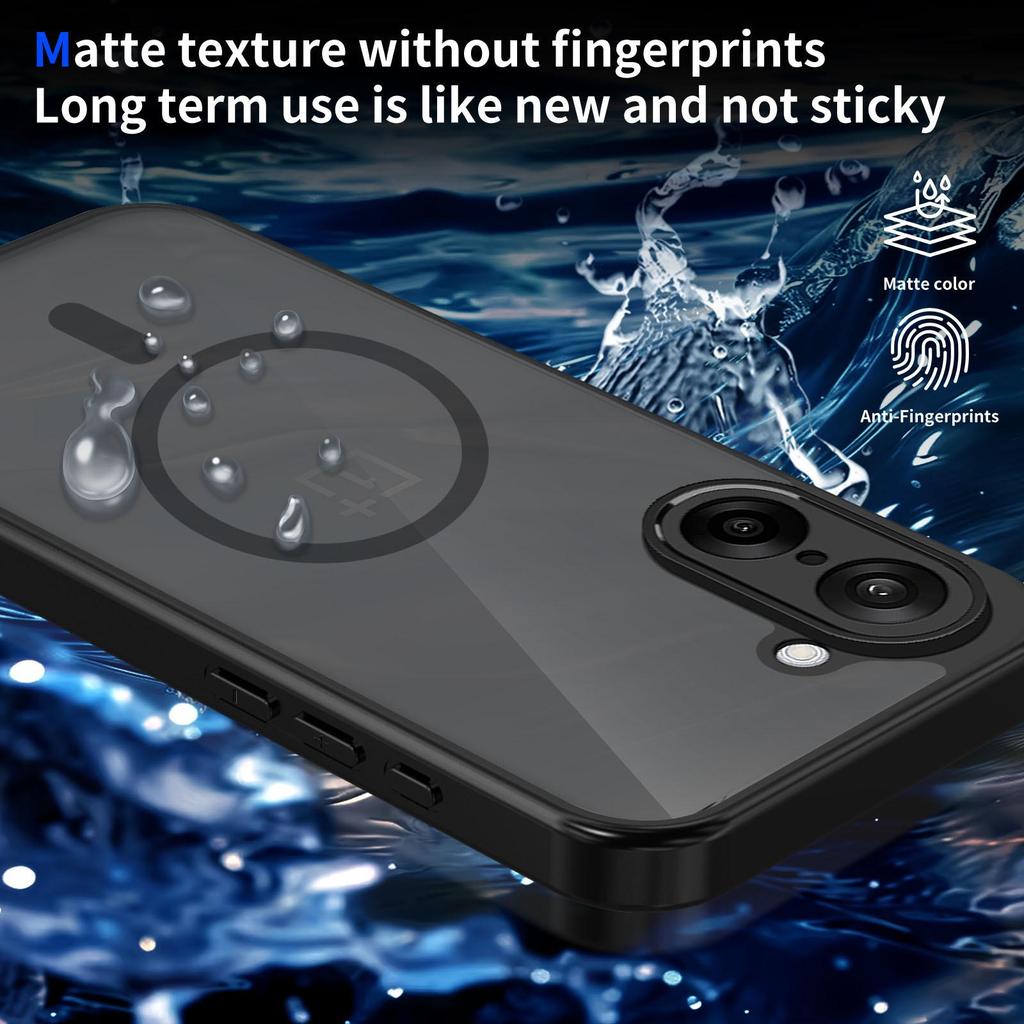 Magnetic Frosted Drop-Proof Case for 1+ Nord 5