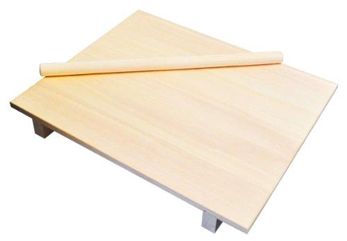 Hoshino Industries Rolling Board with Legs, 50cm X 60cm (with Rolling Pin)
