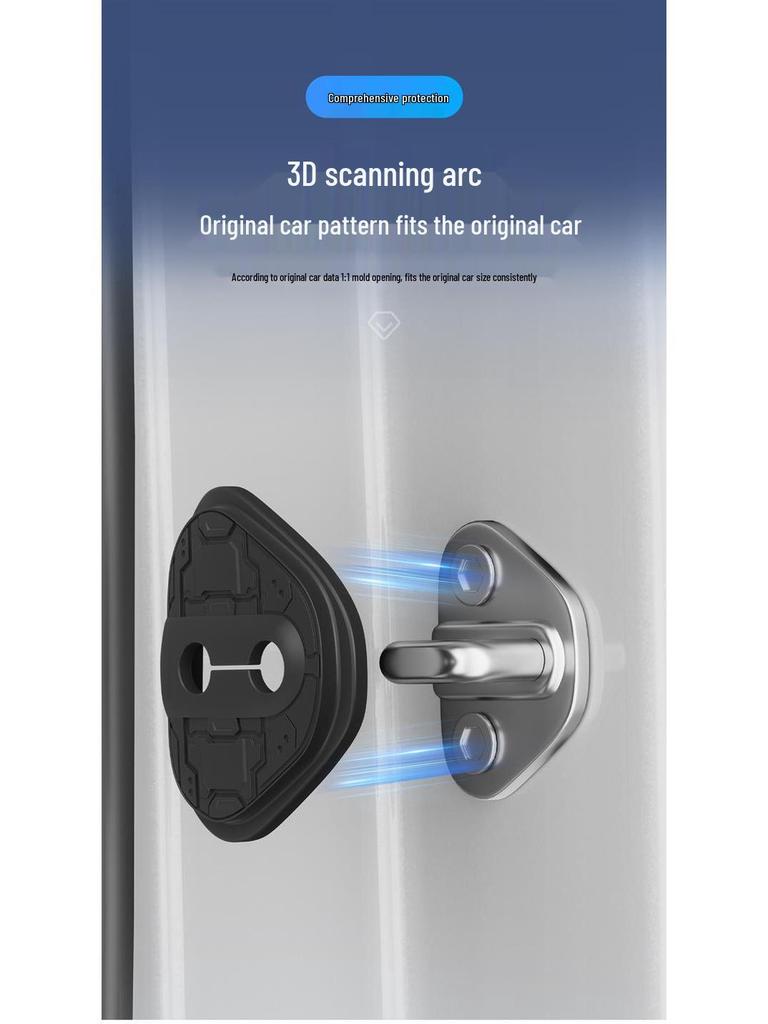 Lynk & Co Car Door Lock Silicone Protection & Shock Absorption Pad