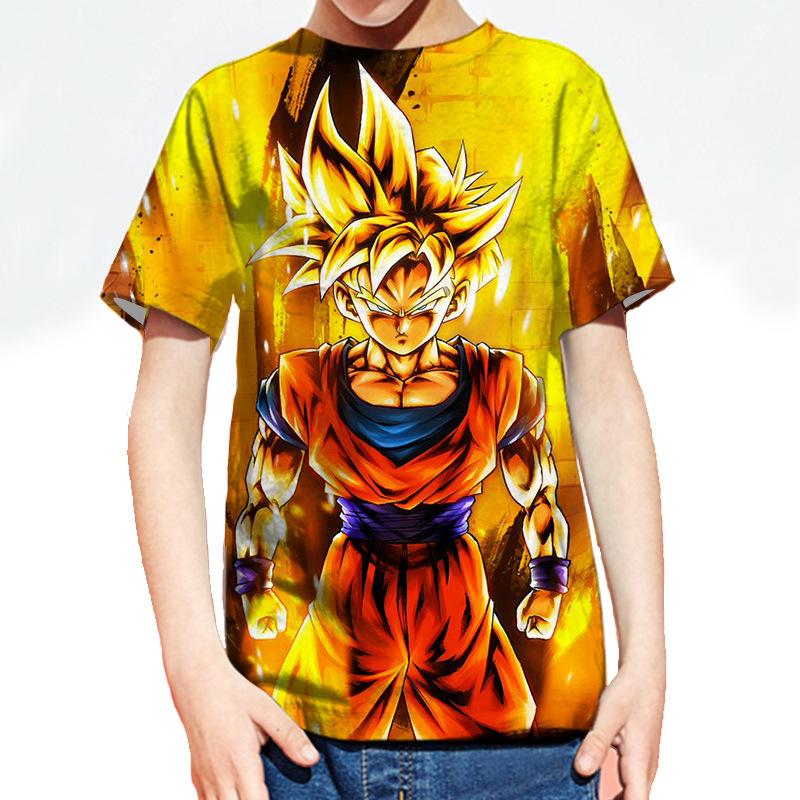 Trendy Pánské Dámské Oblečení Trička Anime Série Dragon Ball 3D Digitální Tisk Trička