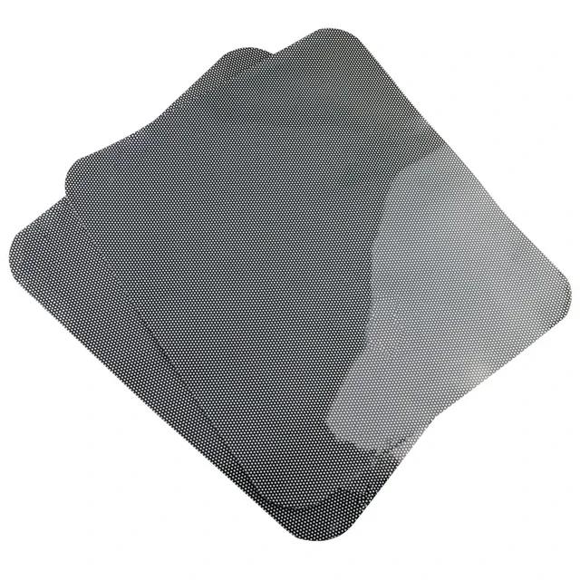 1/2Pcs DIY Fashion Car Sticker Sunshade Sunscreen Window Cover Black PVC Sunshade Side Window Cover with Small Hole 42x38cm